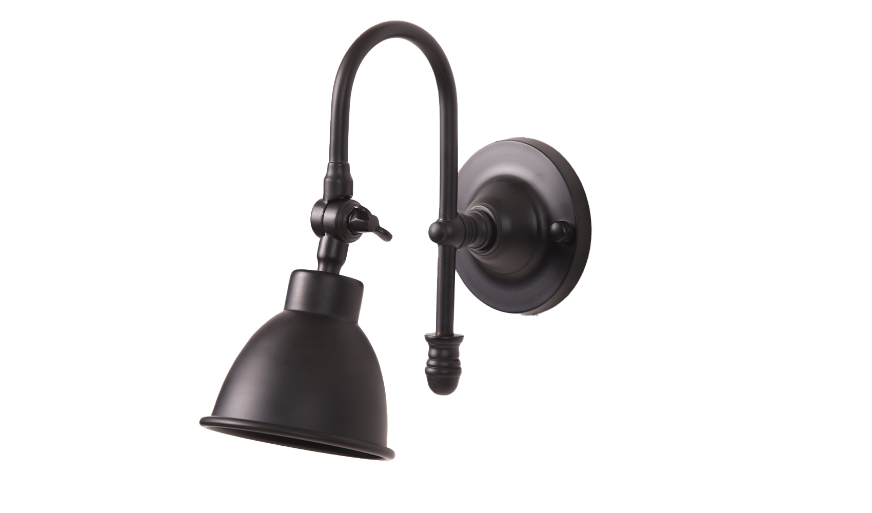 MP30172-1.jpg Pasco Wall Lamp Matt Black - Image 1