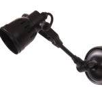 Indigo Mulberry Wall Lamp Matt Black