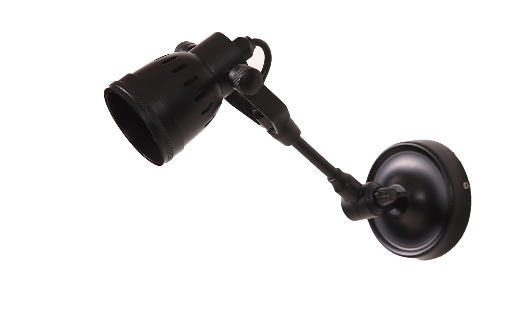 MP30348-1.jpg Indigo Mulberry Wall Lamp Matt Black - Image 1