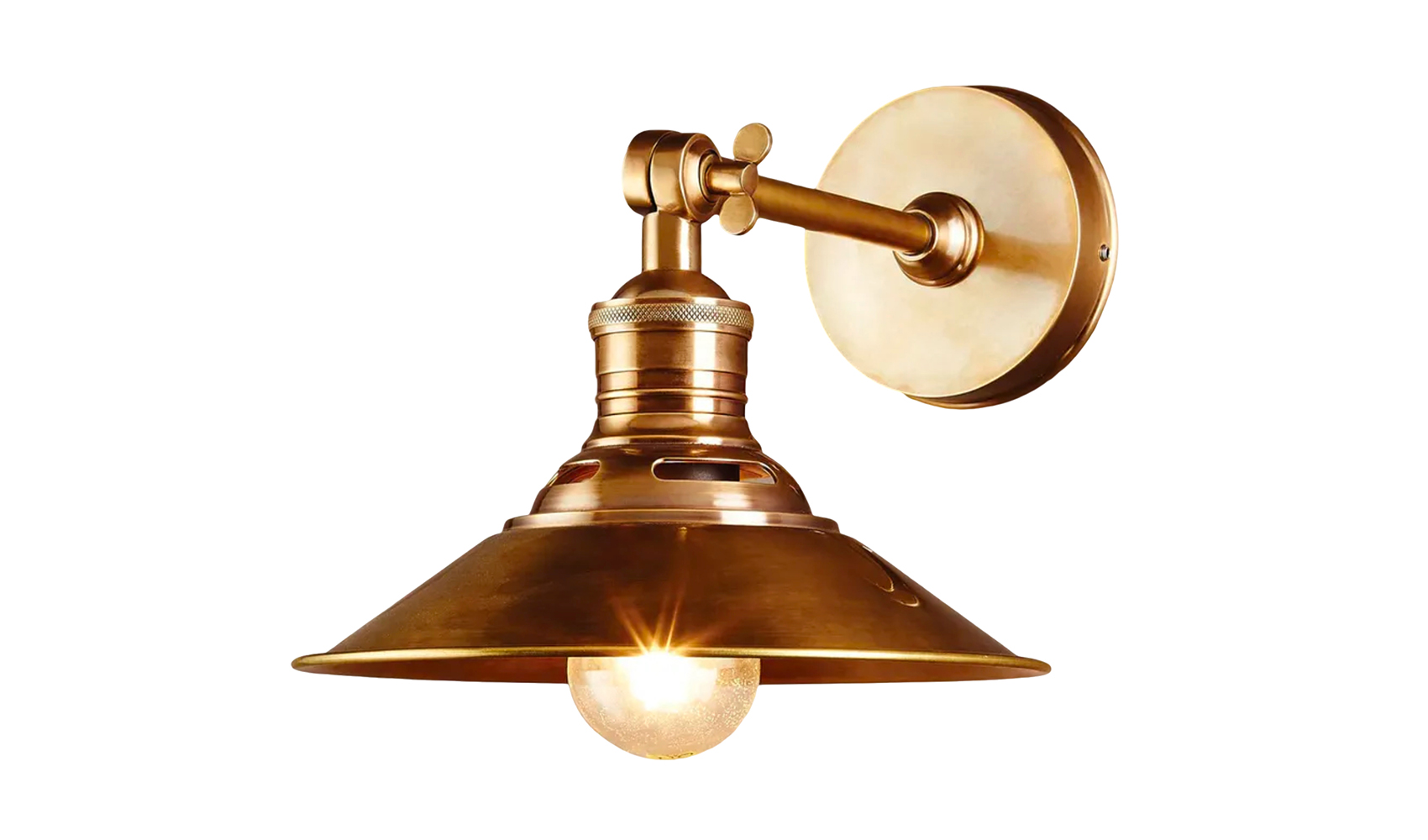 MP30352-1.jpg Kensington Wall Lamp Antique Brass - Image 1