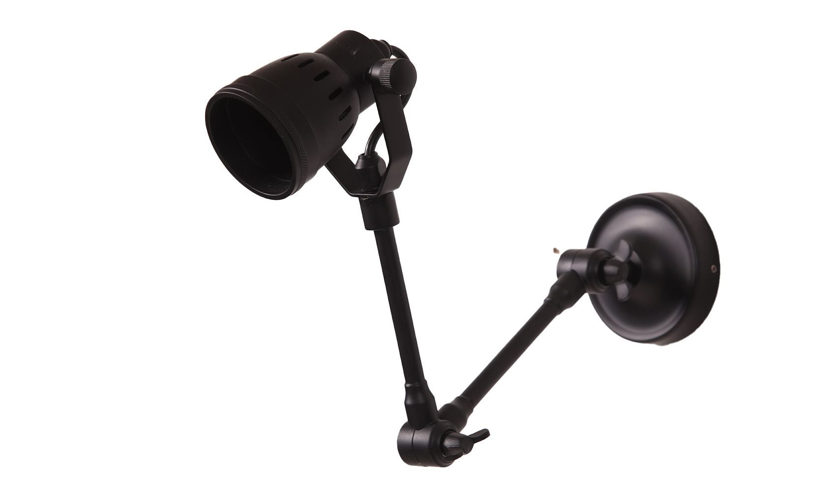MP30605-1.jpg Indigo Swing Wall Lamp Matt Black - Image 1
