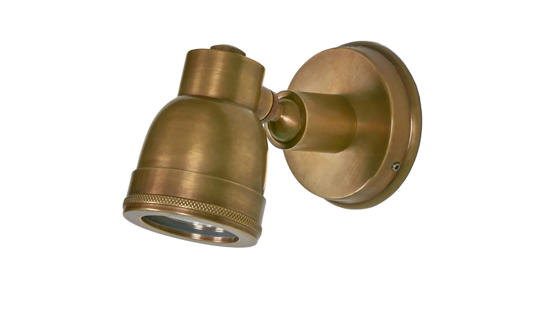MP31119-1.jpg Indigo Swirl Wall Lamp Antique Brass - Image 1