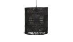 Small Black Raw Urban Jute Pendant 36Cmx36Cmx40Cm