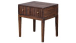 Boho Wood Fluted/bedside table size 46cm x 56cm x 61cm