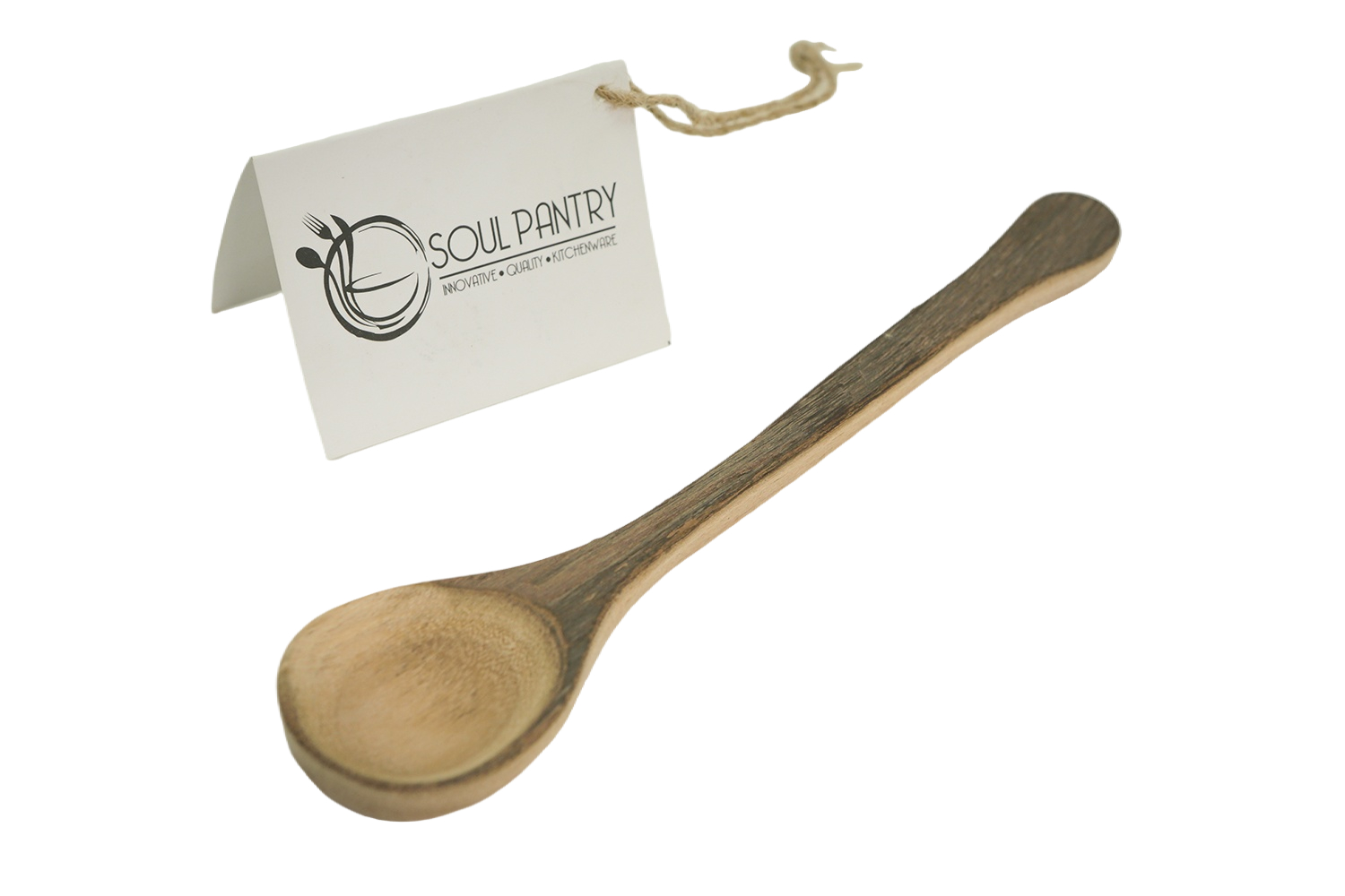 SG677.jpg Wooden Live Edge Spoon 4.5Cmx23Cmx1Cm - Image 1