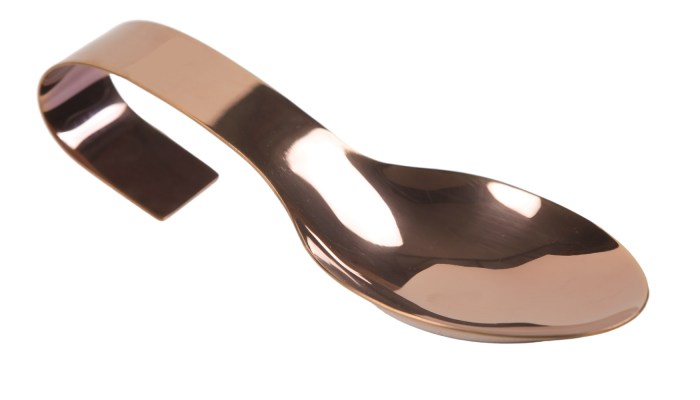 VE3504RG5_0x400.jpg Rose Gold Edge Spoon Dock 24Cmx10Cmx6Cm - Image 1
