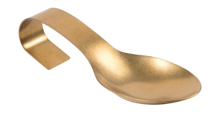 VE3505G1_0x400.jpg Vintage Gold Edge Spoon Dock 24Cmx10Cmx6Cm - Image 1