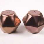 Salt And Pepper Shaker Rose Gold 7Cmx7Cmx5Cm