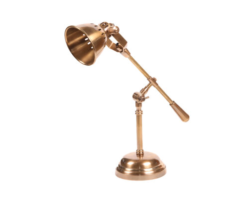 Newcastle Desk Lamp Antique Brass