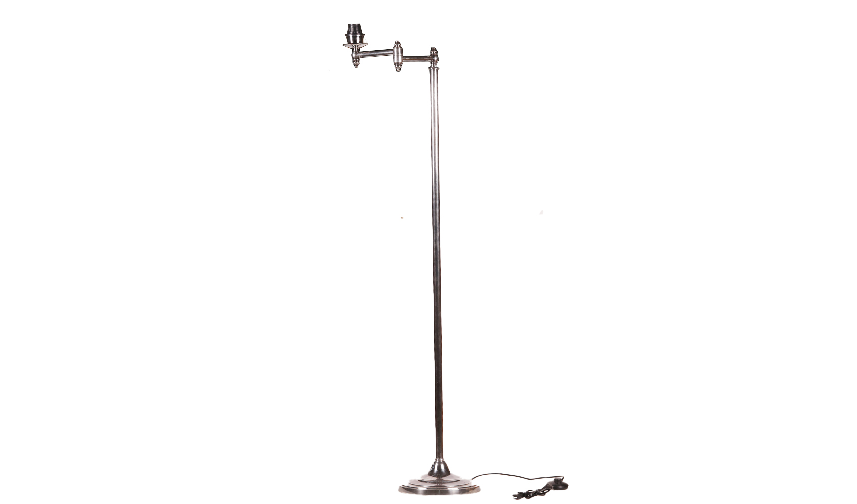 Mccleay Standing Lamp Antique Silver Mccleay Standing Lamp Antique Silver