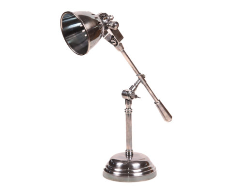 Newcastle Desk Lamp Antique Silver